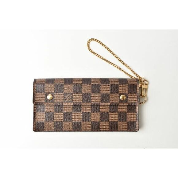 Louis Vuitton Chain Wallet Louis Vuitton Long Wallet Portefeuille Accordeion - Picture 2 of 10